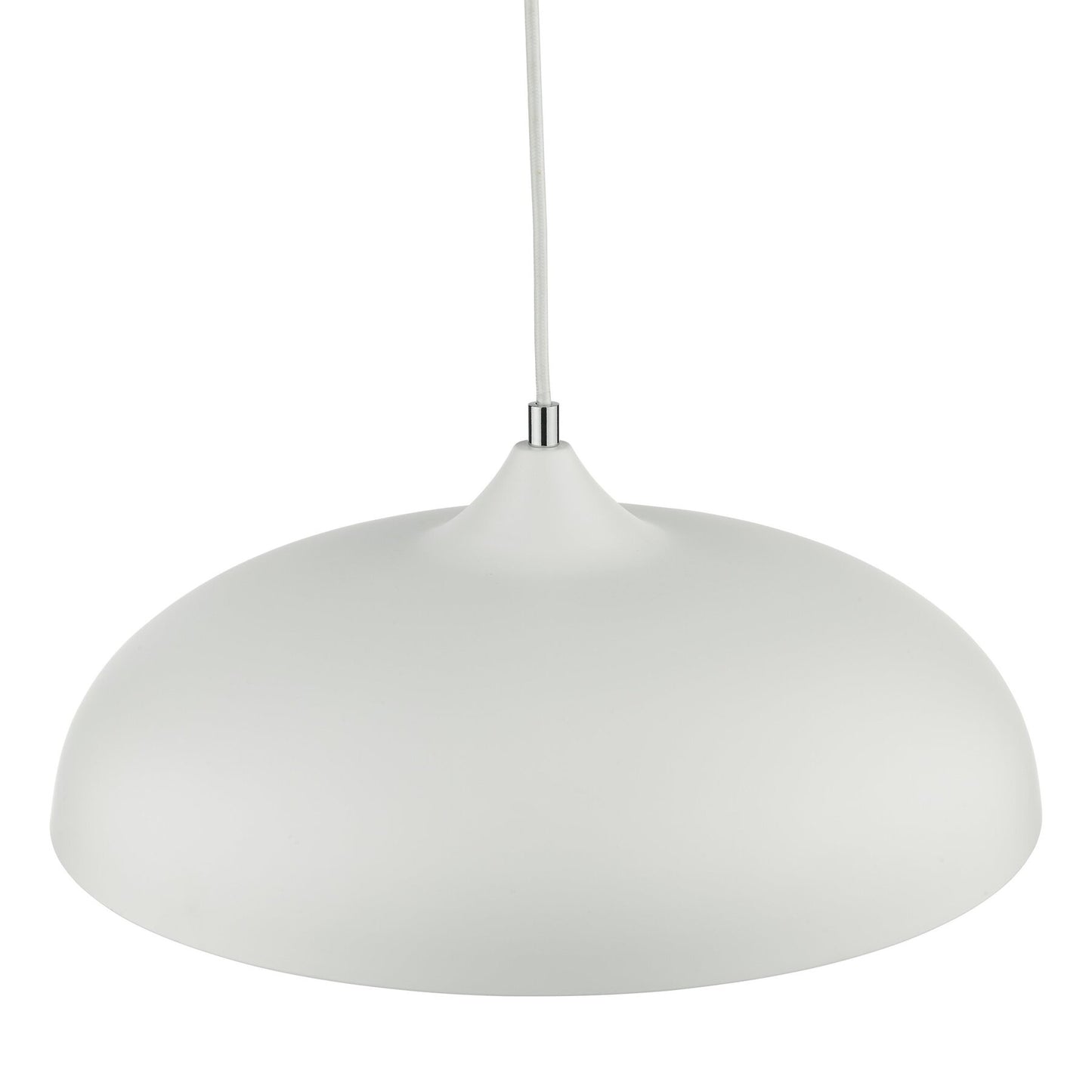 Dar Lighting Kaelan White Pendant