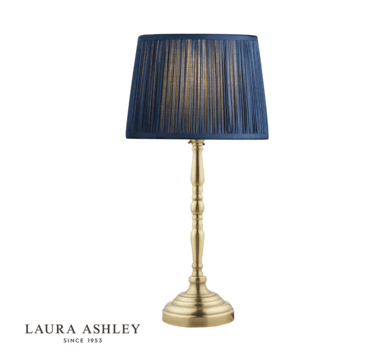 Laura Ashley Corey Antique Brass Candlestick Table Lamp (Base Only)