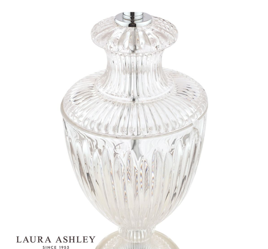 Laura Ashley Meredith Large Cut Glass & Crystal Table Lamp (Base Only)