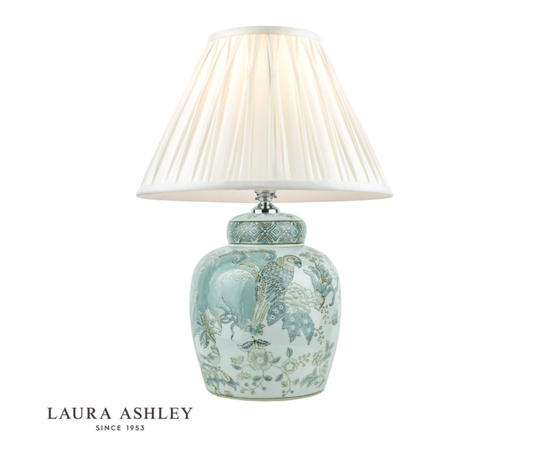Laura Ashley Elizabeth Ceramic Bird Print Design Table Lamp (Base Only)