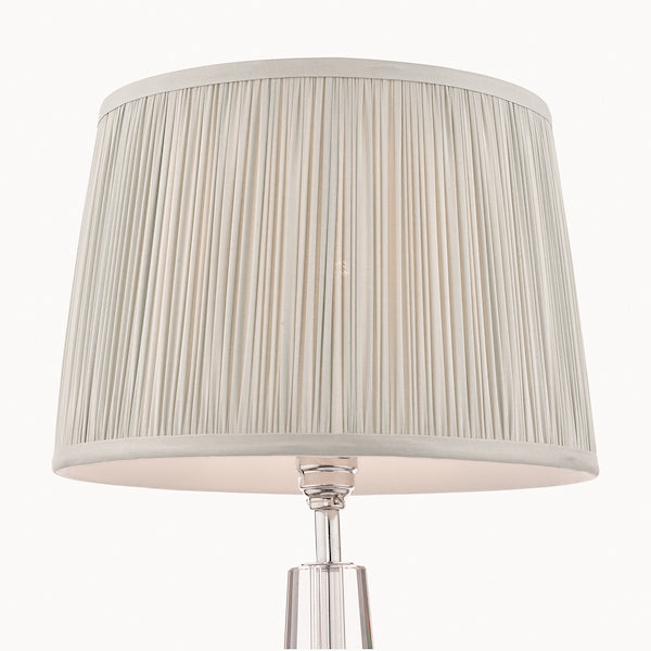 Laura Ashley Hemsley Silk Silver 40.5cm/16 Inch Shade