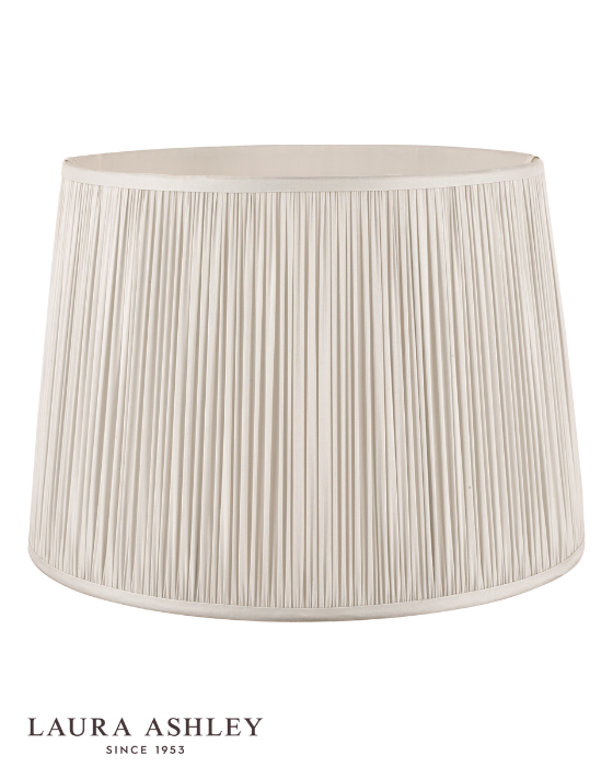 Laura Ashley Hemsley Silk Silver 40.5cm/16 Inch Shade