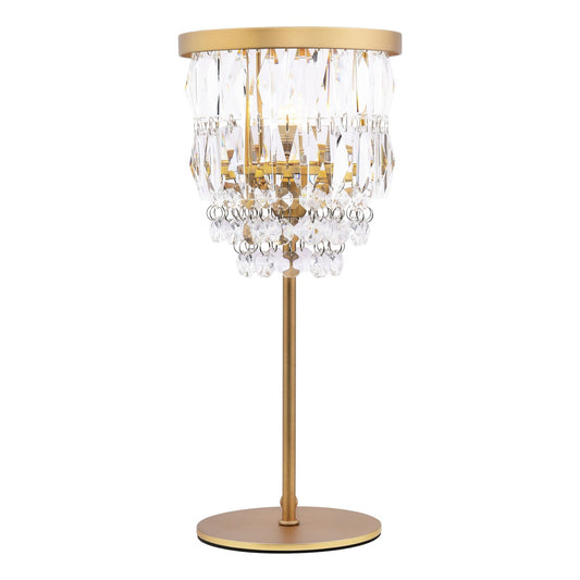 Laura Ashley Rhosill Crystal & Antique Brass Table Lamp