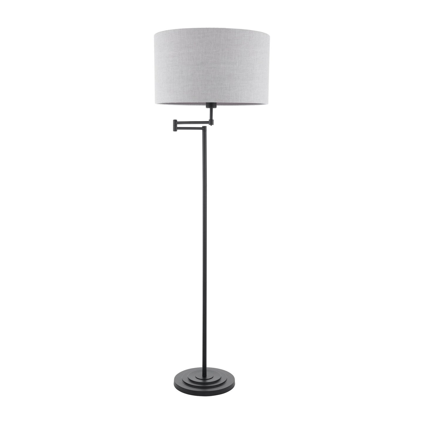Laura Ashley Marlowe Matt Black Floor Lamp With Shade