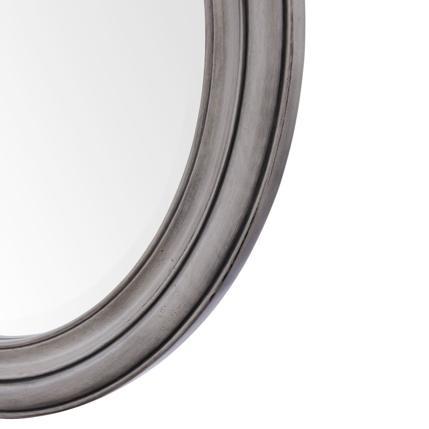 Laura Ashley Tate Distressed Wood 60cm Mirror