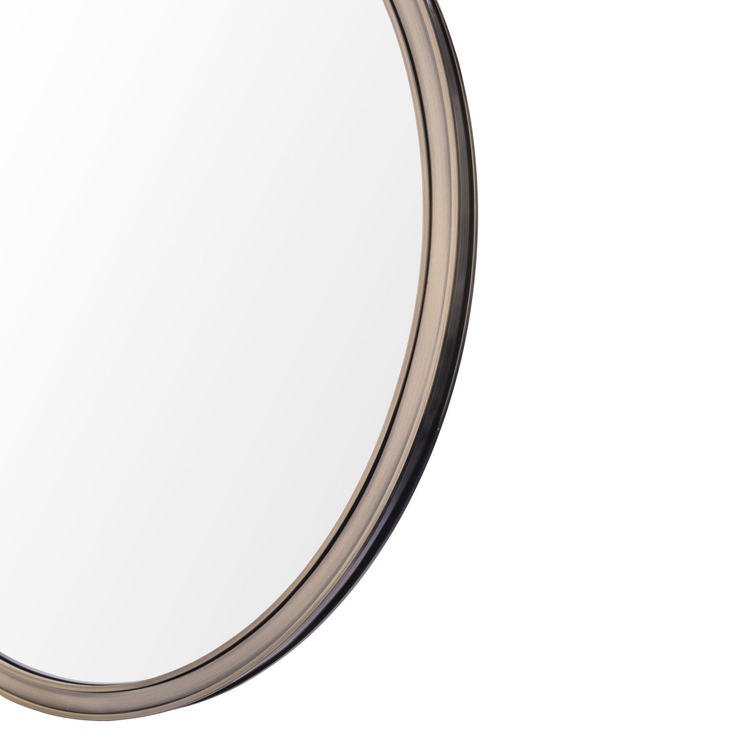 Laura Ashley Harrington Antique Brass 60cm Mirror