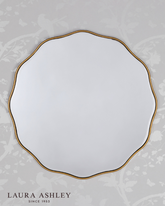 Laura Ashley Medora Matt Gold 60cm Mirror
