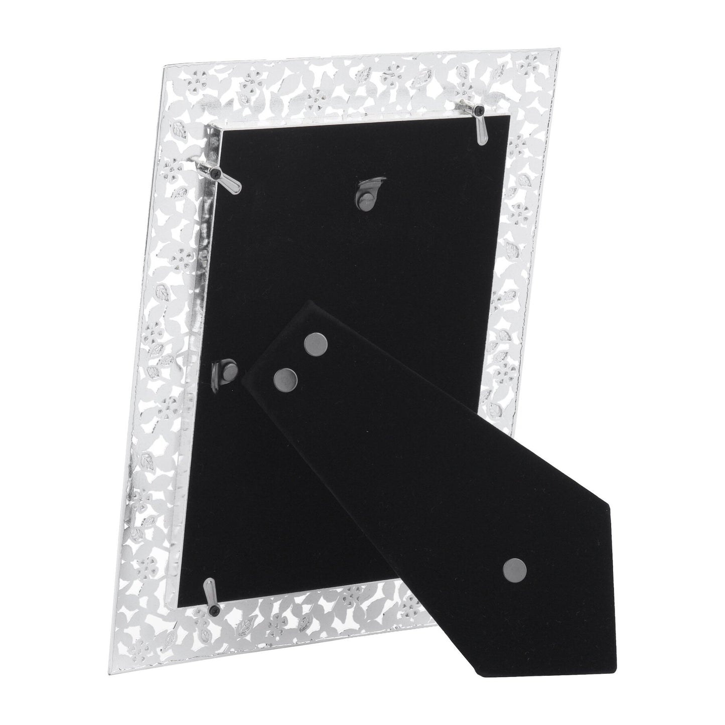 Laura Ashley Woolard Polished Silver 5x7 Inch Photo Frame