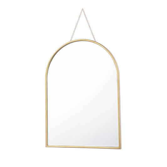 Laura Ashley Roughton Polished Brass 40x29cm Mirror