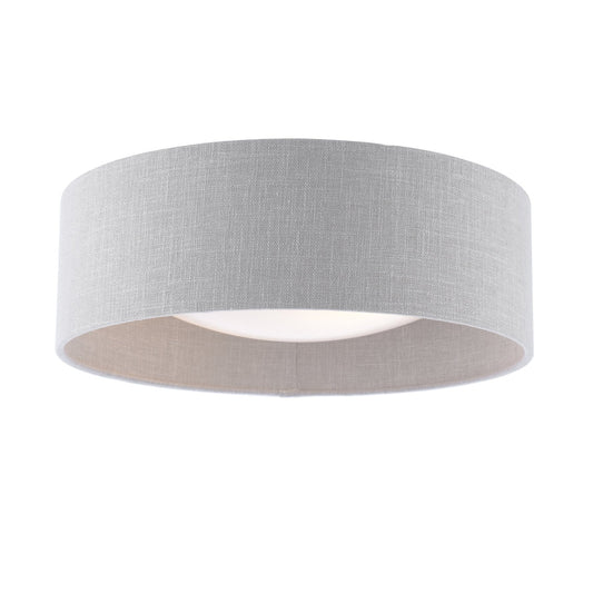 Laura Ashley Bacall 2 Light Natural Shade Flush
