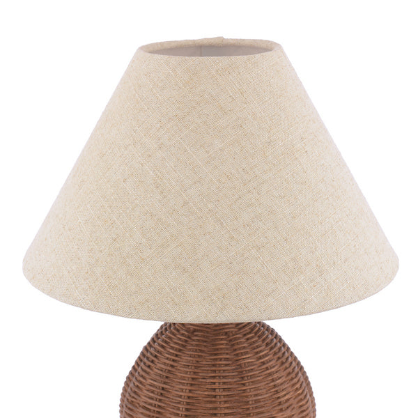Laura Ashley Fernhill Antique Brown Table Lamp With Shade