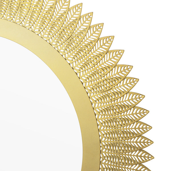 Laura Ashley Rushden Gold 60cm Round Mirror