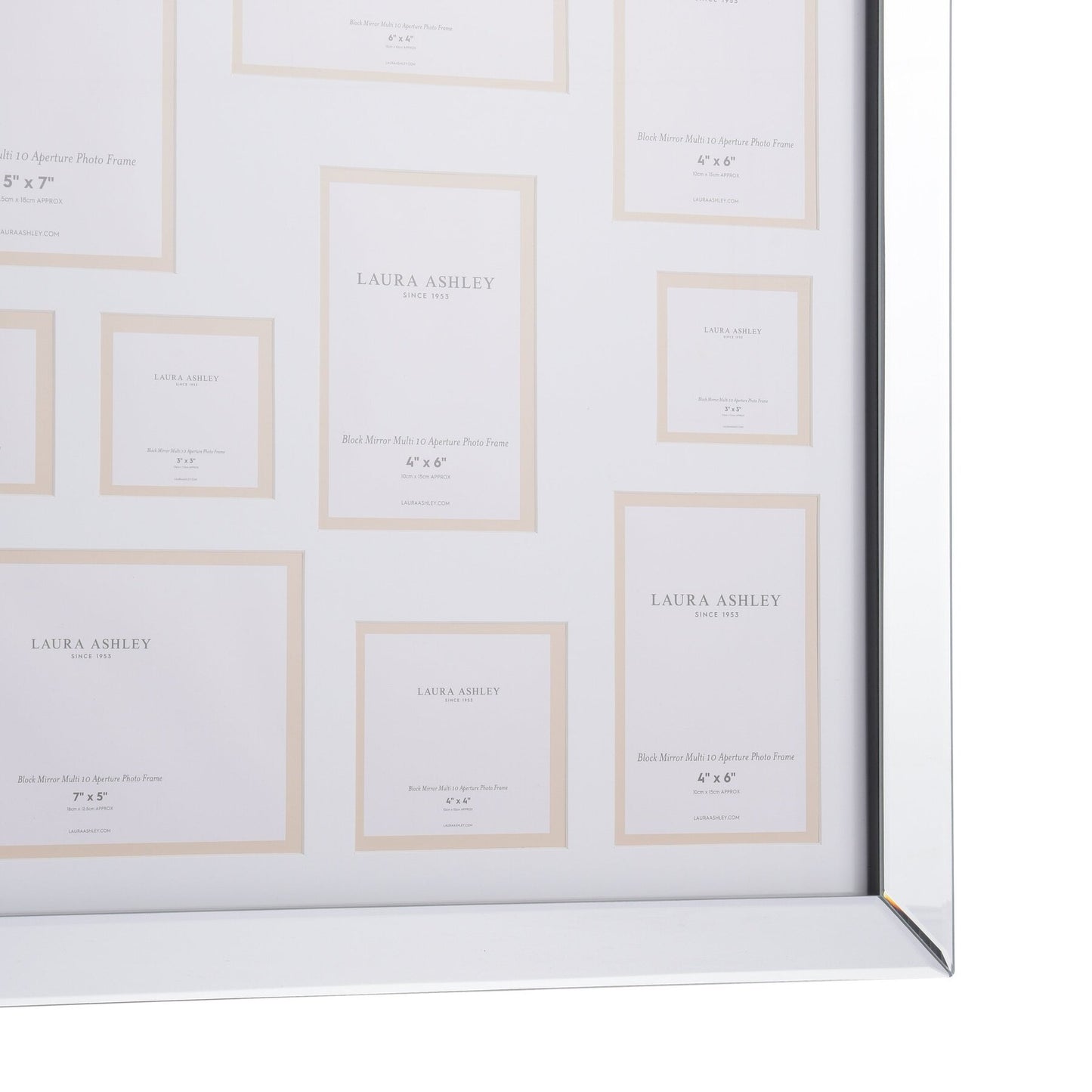 Laura Ashley Block 10 Apertures Photo Frame