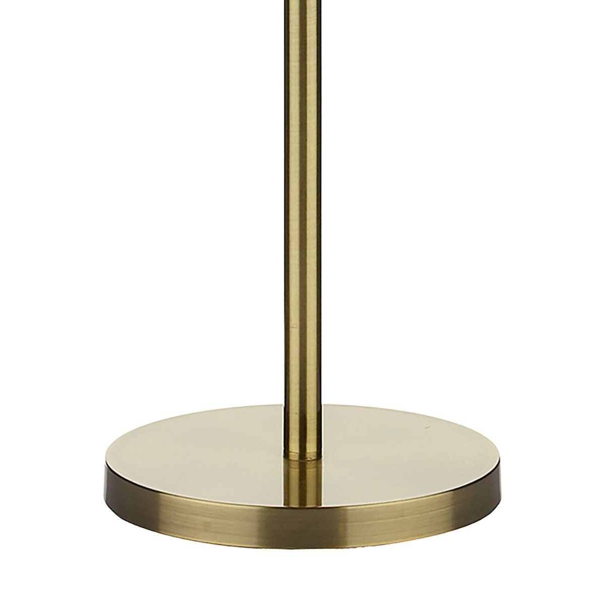Dar Lighting Madrid Floor Lamp Antique Brass With Shade