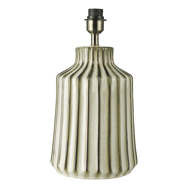 Dar Lighting Nedra Natural Ceramic Table Lamp (Base Only)
