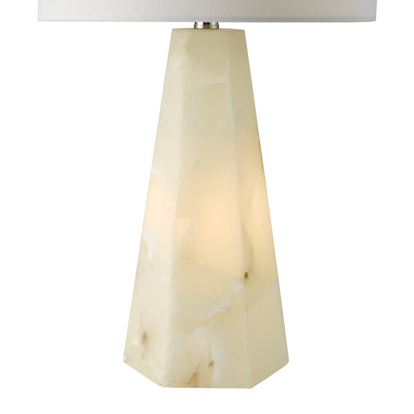 Dar Lighting Paget White Table Lamp With Shade