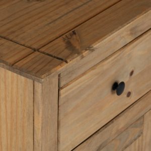 Panama 2 Door 2 Drawer Natural Wax Sideboard