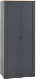 Portland Grey & Oak Effect Bedroom Trio