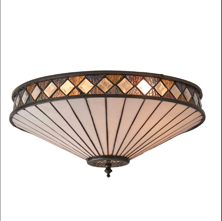 Tiffany Fargo 2 Light Medium Flush