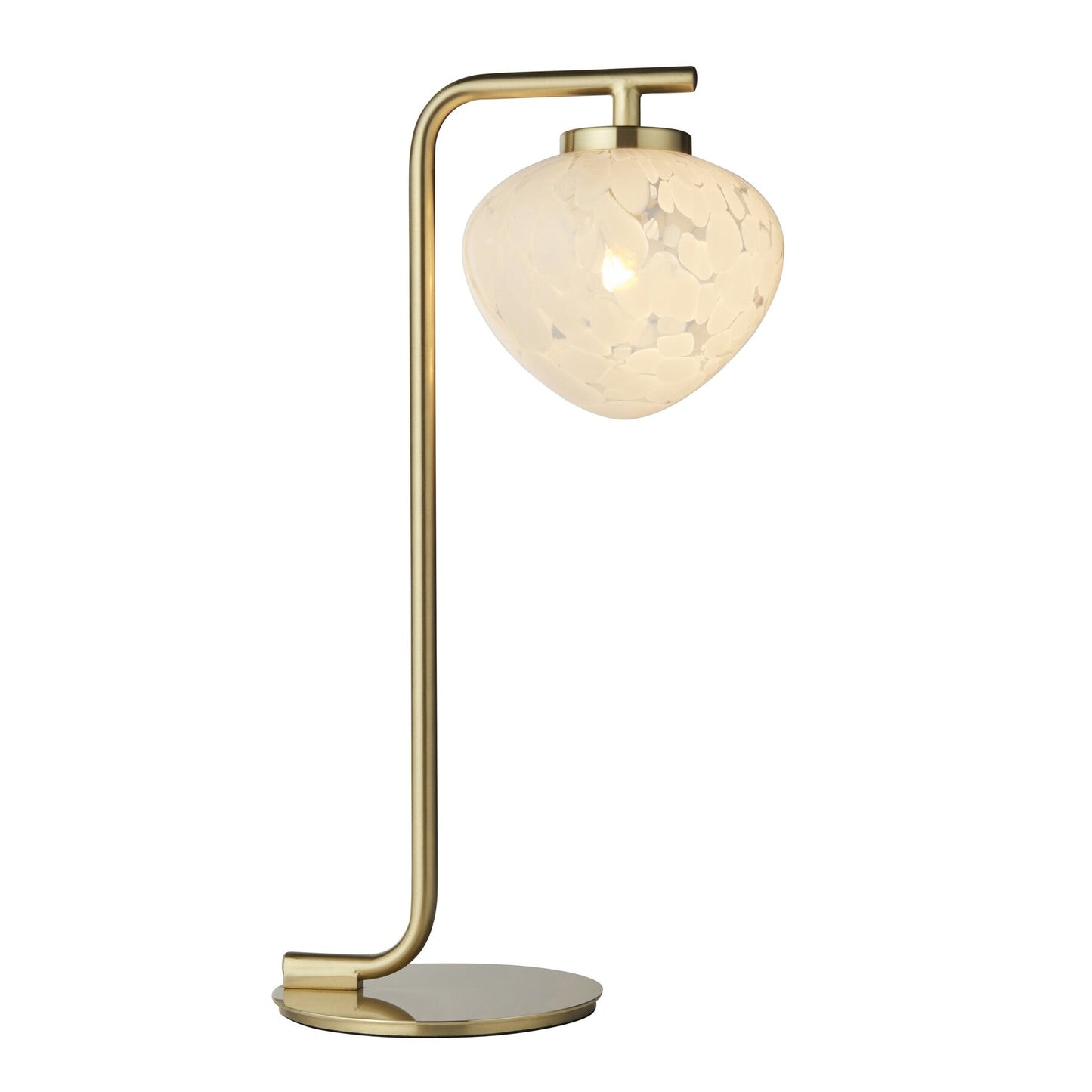 Vesilo Lighting Confetti Glass Satin Brass Table Light