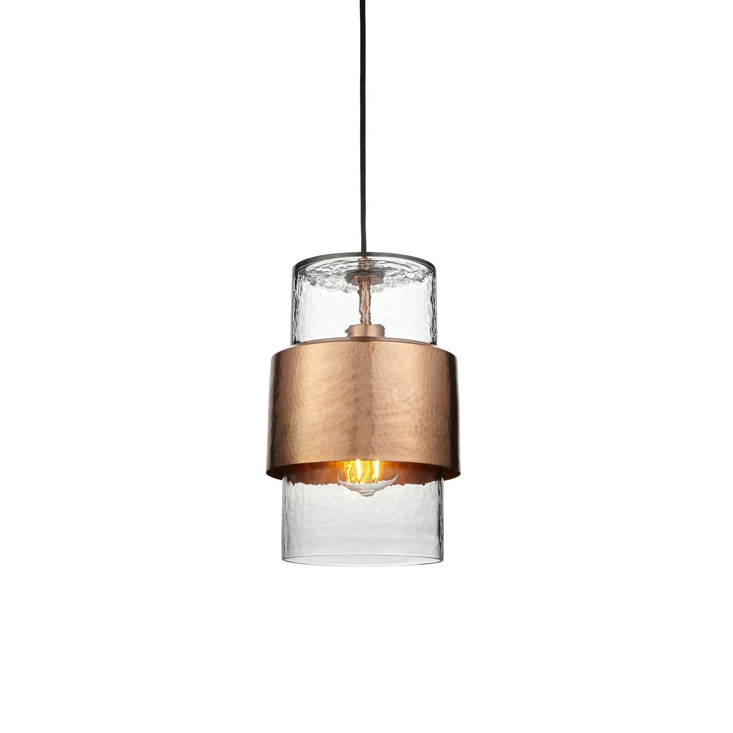 Vesilo Lighting Forge Copper Hammered Pendant