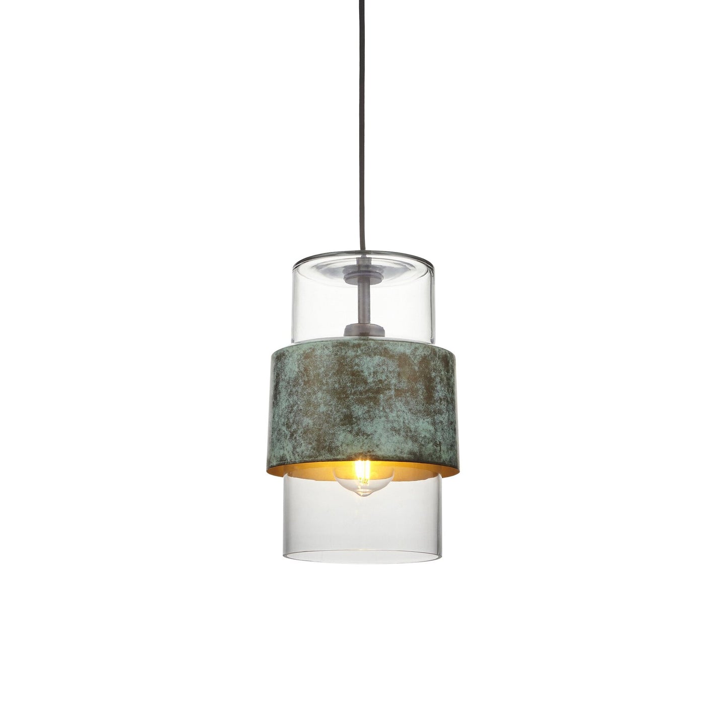 Vesilo Lighting Forge Verdigris Bronze Pendant