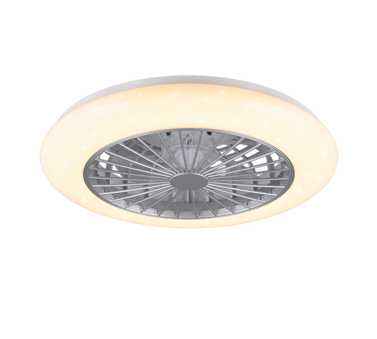Trio Lighting Stralsund LED White Ceiling Fan Light