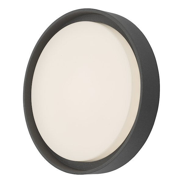 Dar Lighting Ralph Outdoor IP65 LED Large Anthracite Wall Light