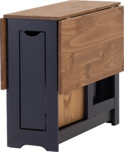 Santos Butterfly Navy Blue & Distressed Waxed Pine Dining Set