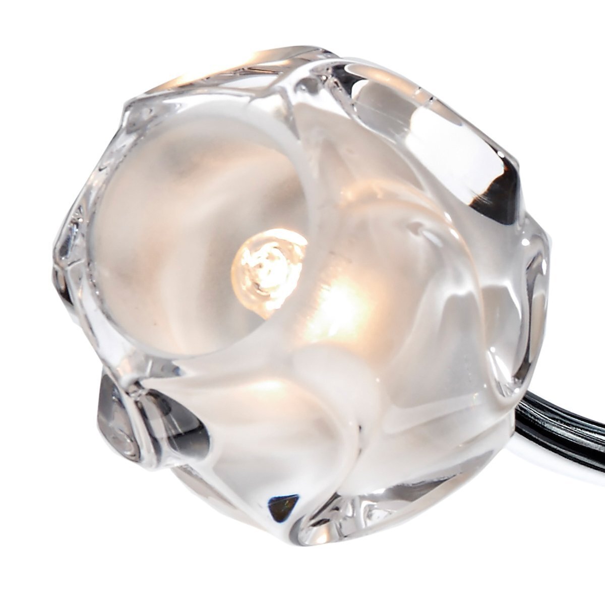 Dar Lighting Seattle 3 Light Polished Chrome Semi Flush