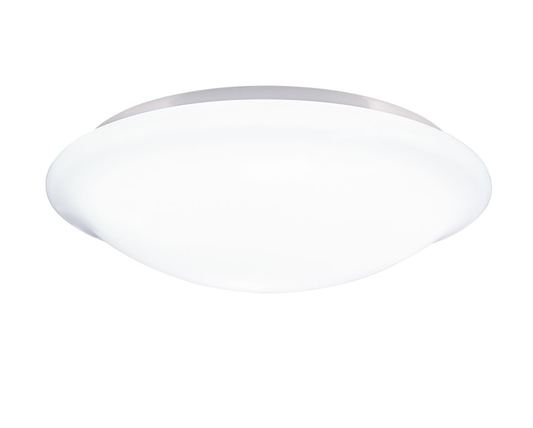 Dar Lighting Sky Bathroom IP44 White Acrylic Flush