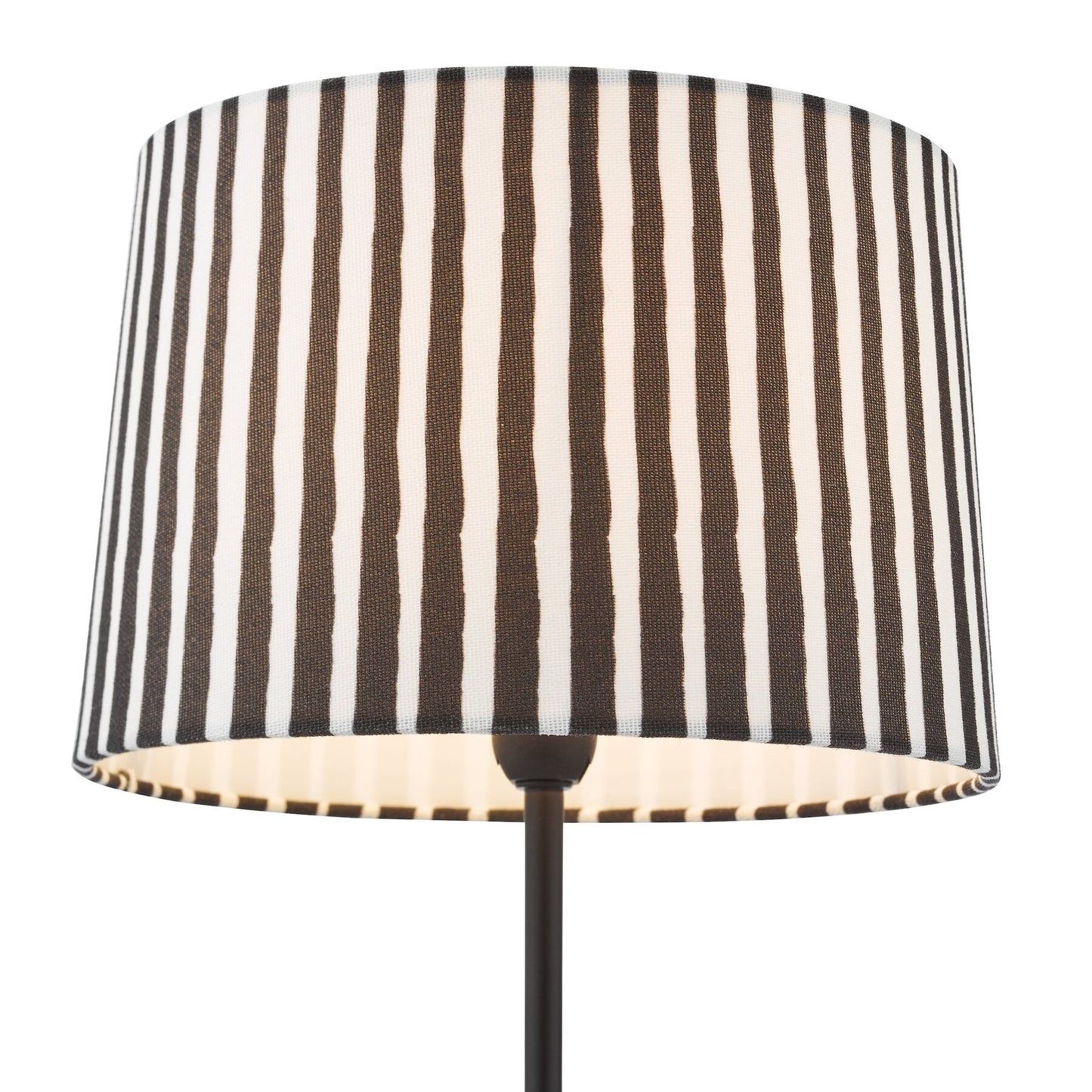 Dar Lighting Sosa Matt Black Table Lamp With Shade