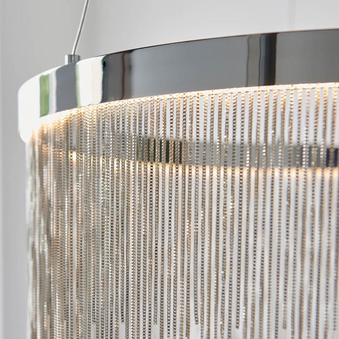 Endon Zelma Colour Changing Chrome Pendant