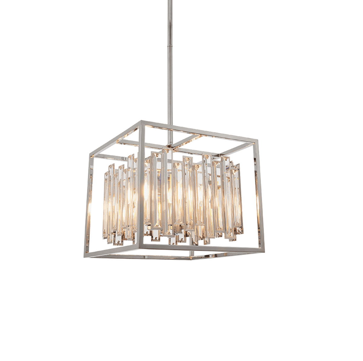 Endon Acadia 4 Light Chrome & Crystal Pendant