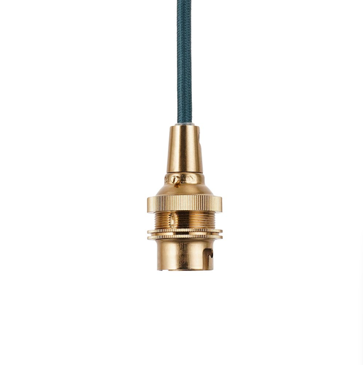 Endon Eltham Blue & Brass Cable Suspension Set