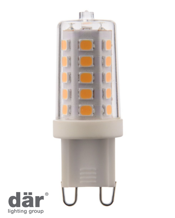 Dar Lighting LED G9 LED Light Bulb (Lamp) 3w 370lm 2700k (Pack of 10)