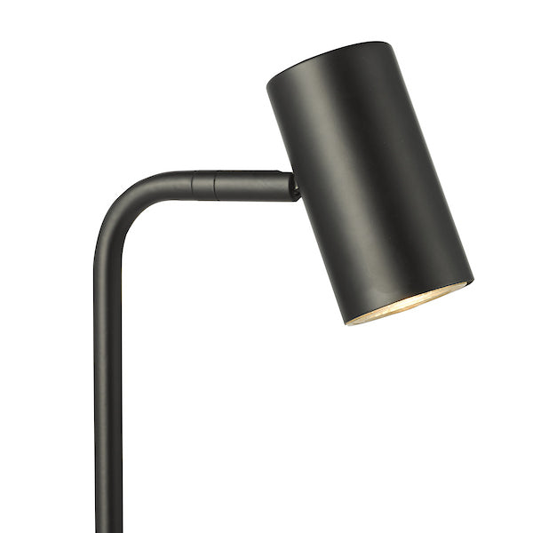 Dar Lighting Thierry Matt Black Desk Lamp