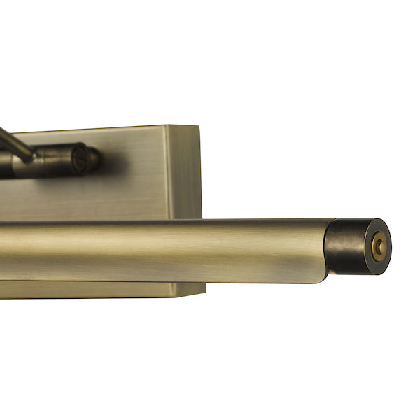 Dar Lighting Tyrus 50cm Brushed Bronze LED Picture Light