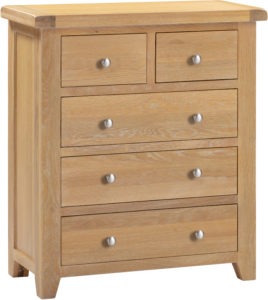 Windsor 3 & 2 Drawer Natural Oak Chest