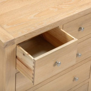 Windsor 3 & 2 Drawer Natural Oak Chest