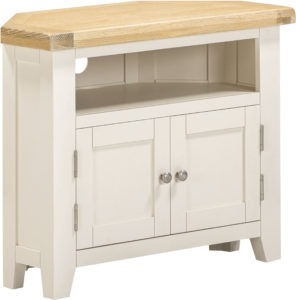 Windsor Ivory & Oak Corner TV Unit
