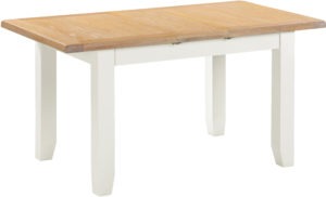 Windsor Ivory & Oak Extending Dining Table