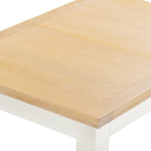 Windsor Ivory & Oak Extending Dining Table