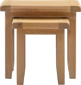 Windsor Natural Oak Nest of 2 Tables