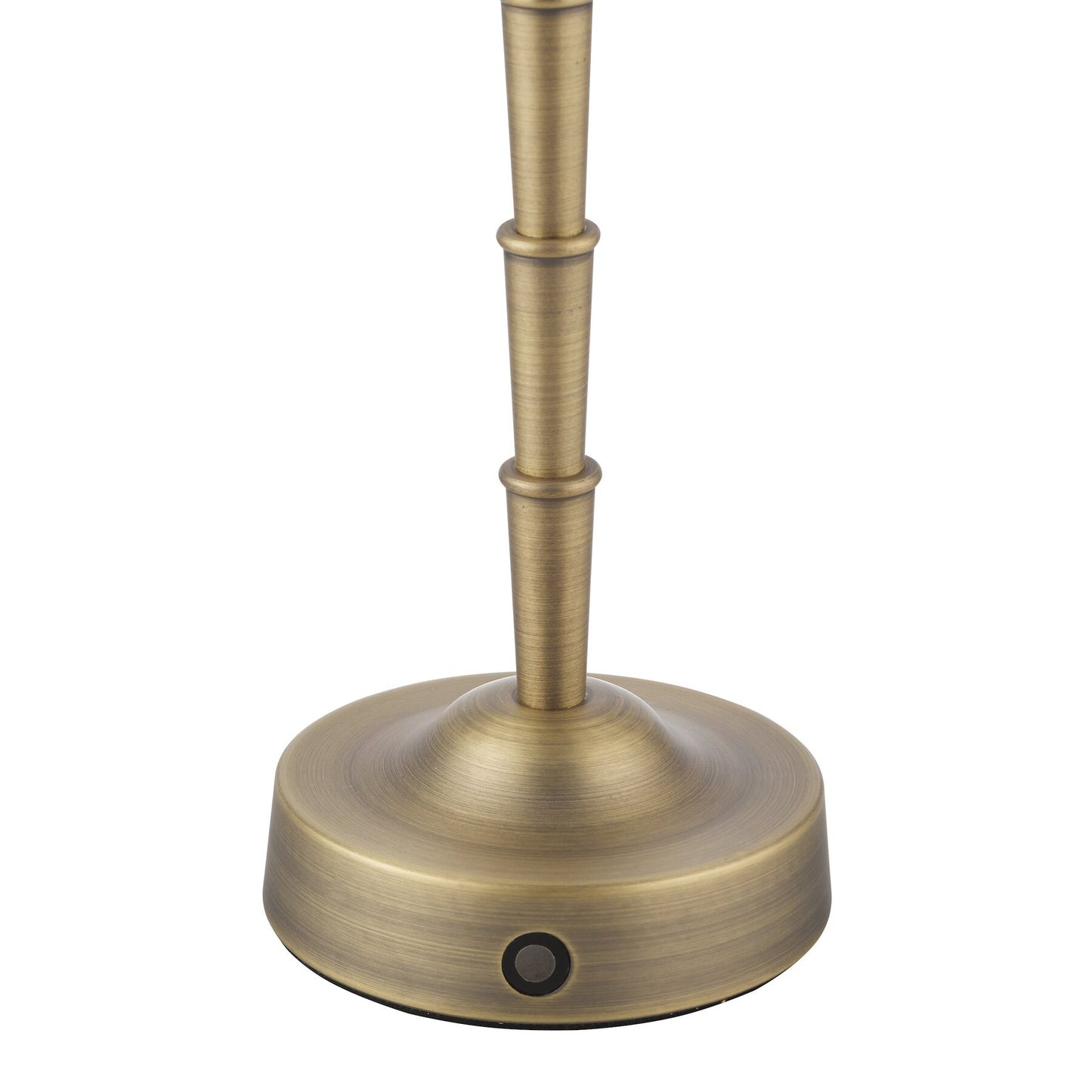 Dar Lighting Wyman LED Matt Antique Brass Rechargeable Table Lamp Base Only