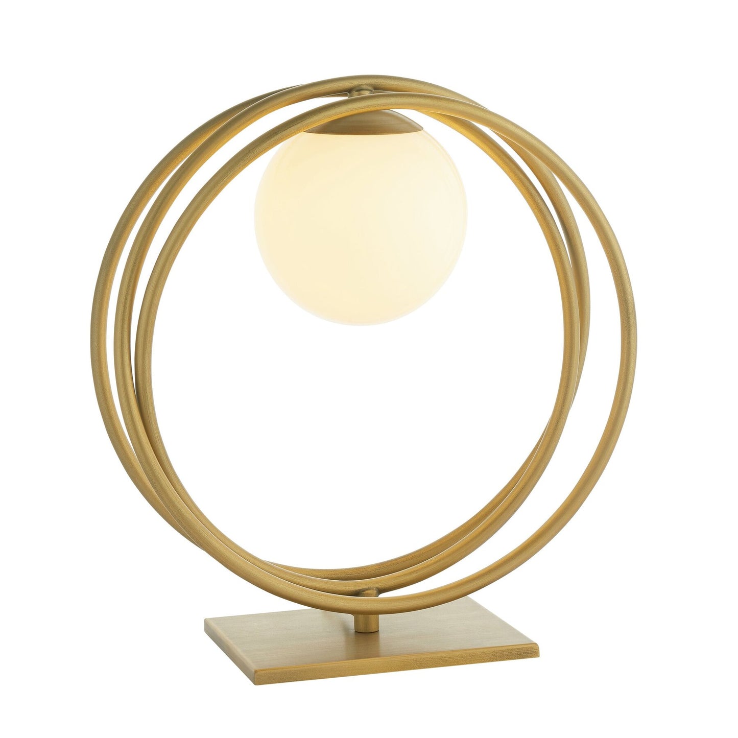 Vesilo Lighting Wreath Brushed Gold Table Light