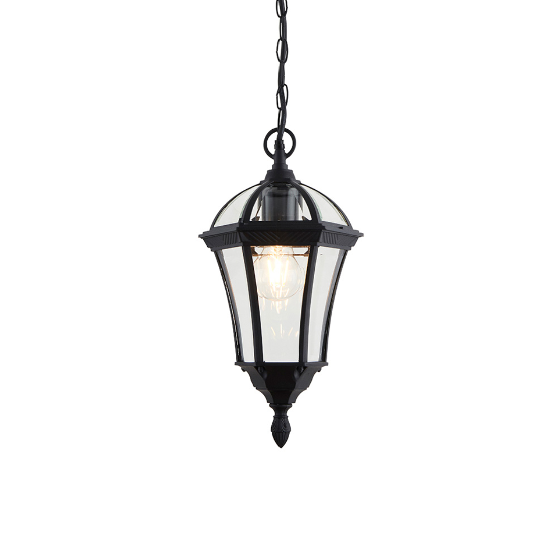 Endon Drayton Black IP44 Outdoor Lantern