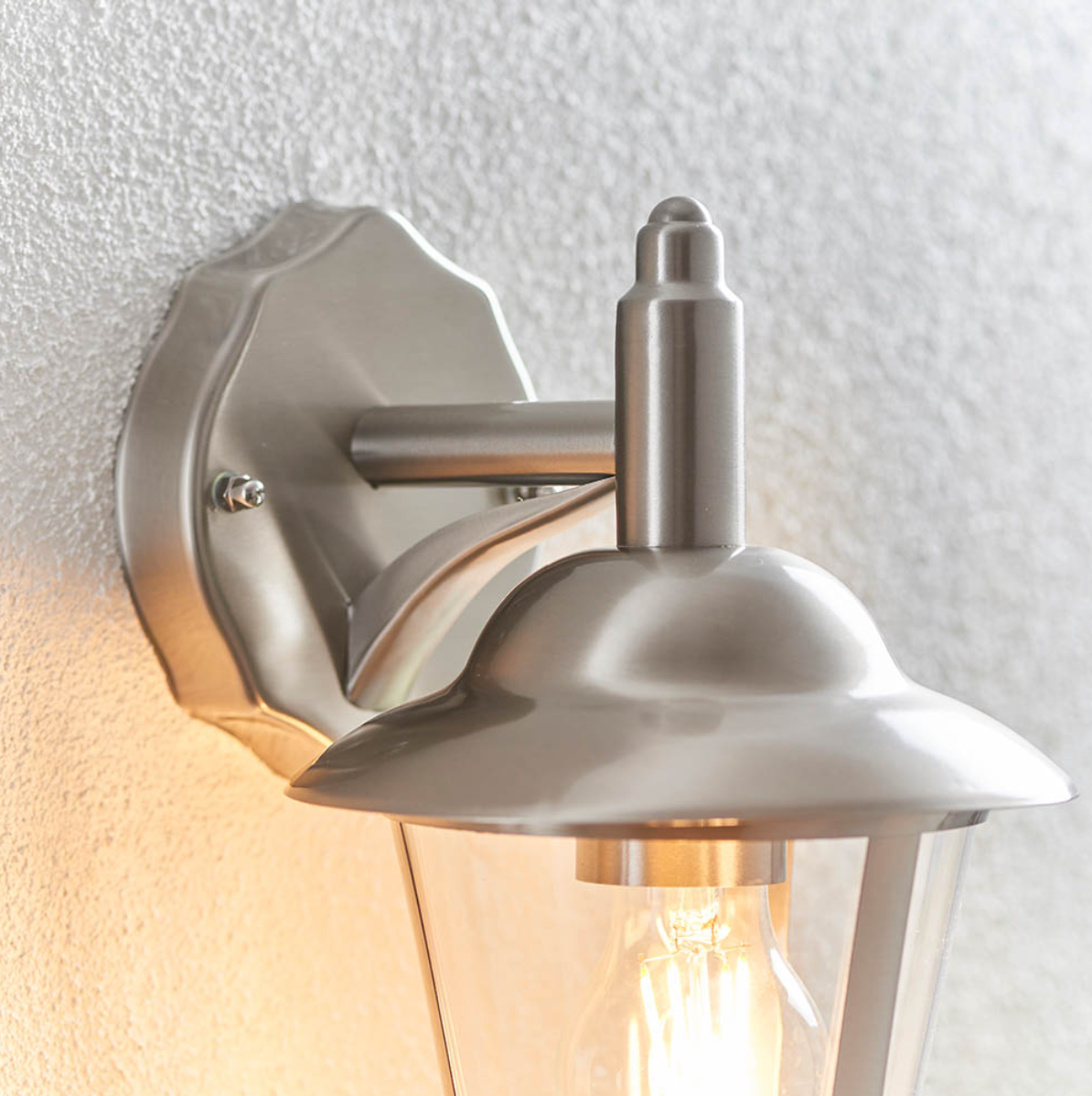 Endon Klein Outdoor IP44 Stainless Steel Wall Downlight