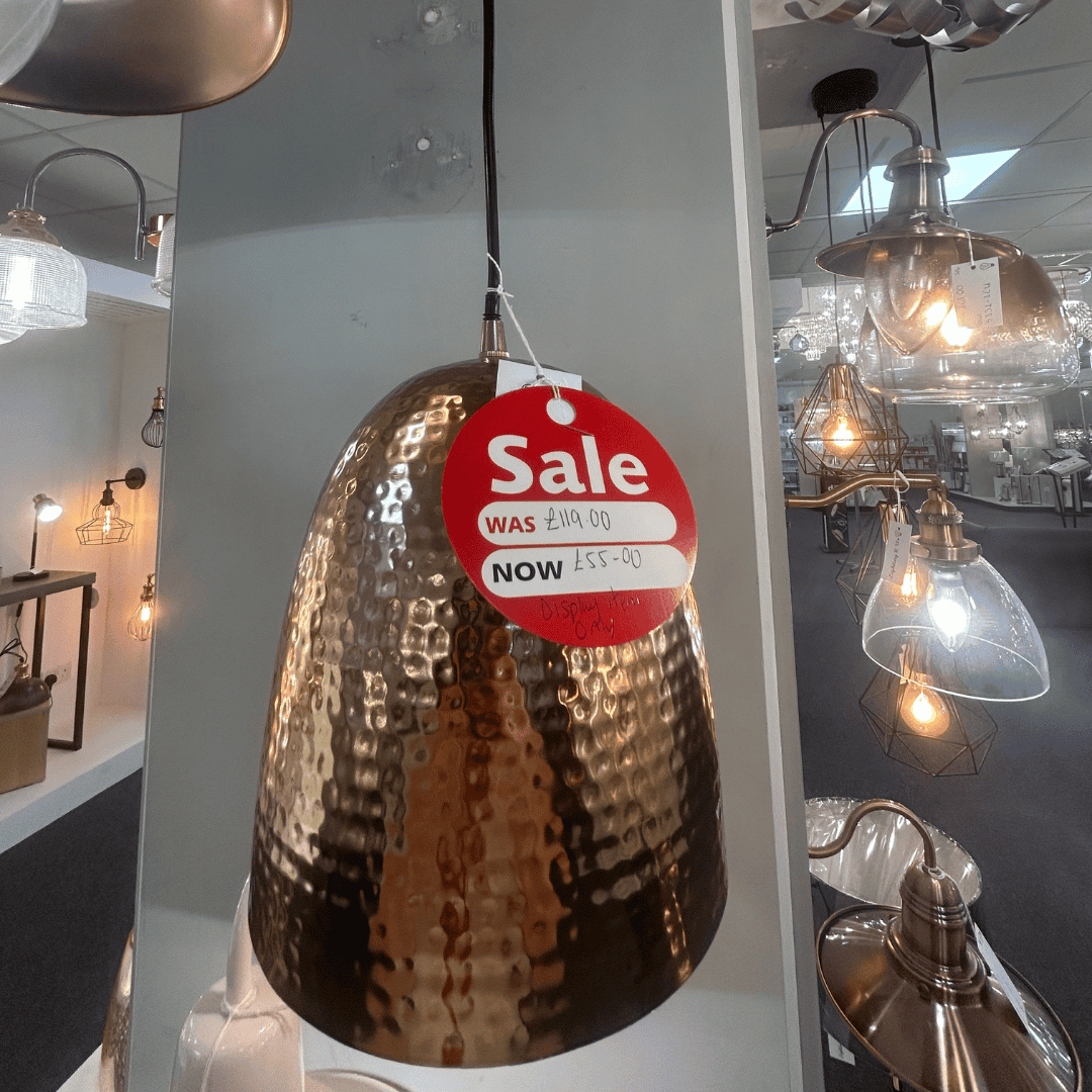EX-DISPLAY Firstlight Assam Copper Pendant