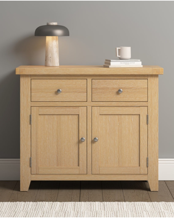 Windsor 2 Door & 2 Drawer Natural Oak Sideboard